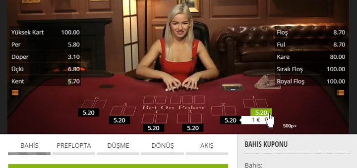 Poker Bahis Bets10 da Nasıl Oynanır
